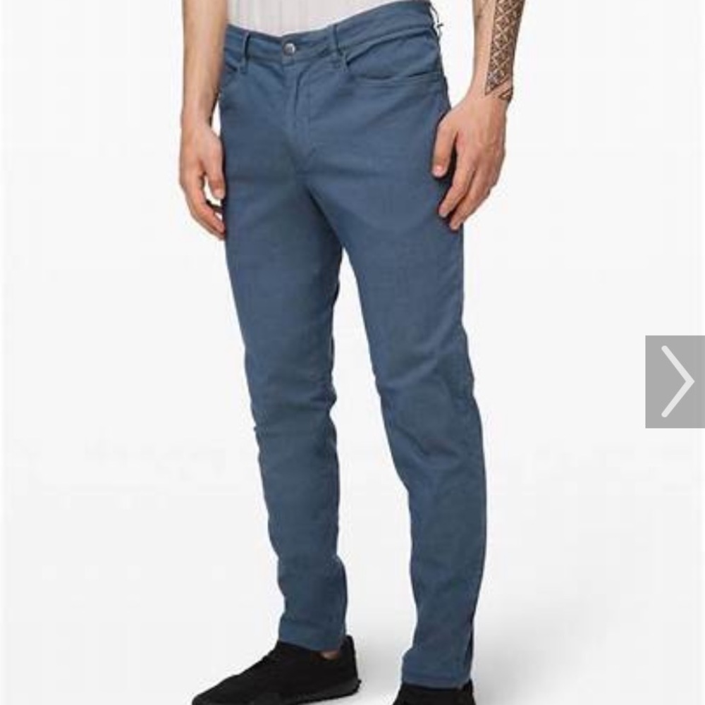 Lululemon ABC pants sz 34 men’s light blue slim fit